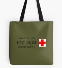 First Aid Kit Decal - US Army stylings Tote Bag