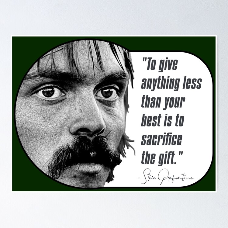 PRE To Give Anything Less... Running Motivation Quote Sticker