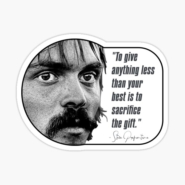 Item preview, PRE To Give Anything Less... Running Motivation Quote designed and sold by acquiesce13.