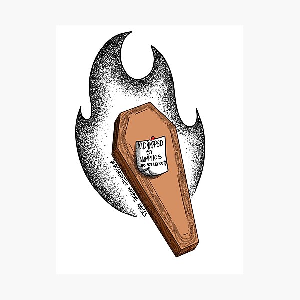 Item preview, Carry on Simon snow series Baz Pitch coffin designed and sold by serotonin-art.
