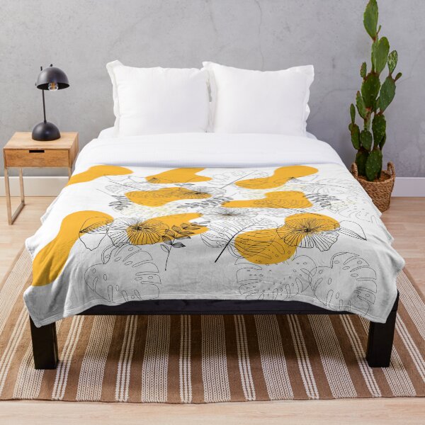 Aperçu de l'œuvre Modèle sans couture abstrait avec des feuilles et des fleurs créée et vendue par FranzNCandy.