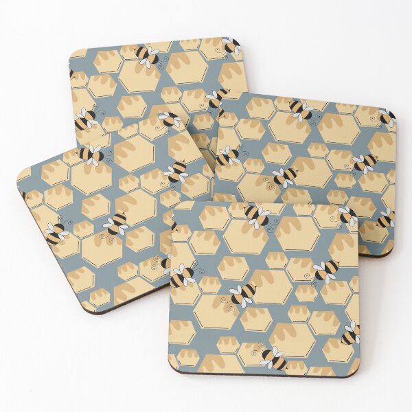 Item preview, Bees and Honeycomb designed and sold by TheLoyalSpade.