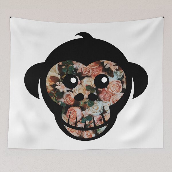 Item preview, Rose Monkey Face designed and sold by BuzzySpaceBee.