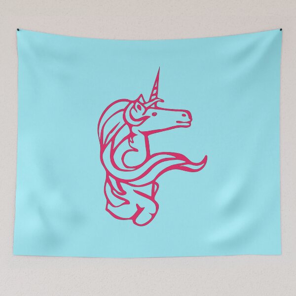 Item preview, Unicorn Initial Monogram F designed and sold by Rajeev  Singh.