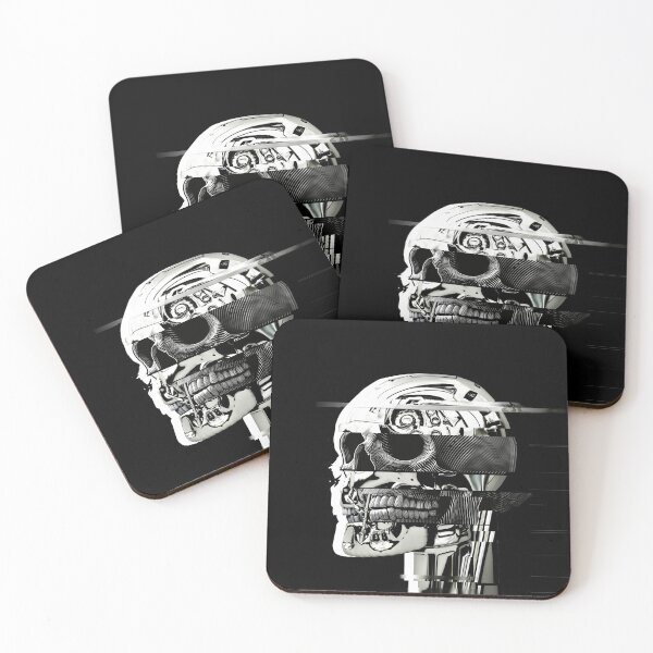 Item preview, Glitch Skull Collage designed and sold by ShaireProd.