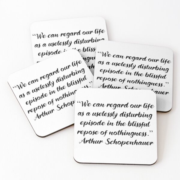 Item preview, Schopenhauer Quotes designed and sold by 4ever-Undaunted.