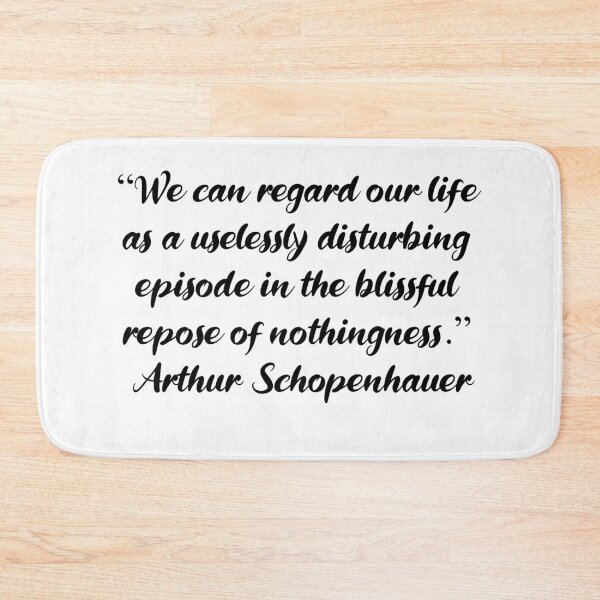 Item preview, Schopenhauer Quotes designed and sold by 4ever-Undaunted.