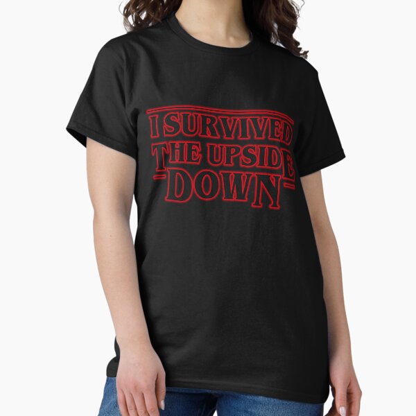 Item preview, Stranger Things  - I Survived the upside down designed and sold by GaudaPrime31.