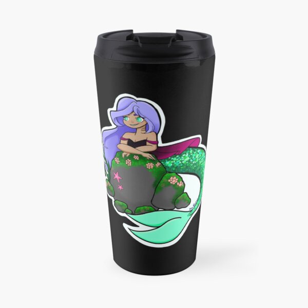 Mermaid on a Rock Travel Mug