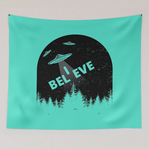Item preview, I Believe in UFOs and Aliens - Sci-Fi Fans designed and sold by DesignByLeo.