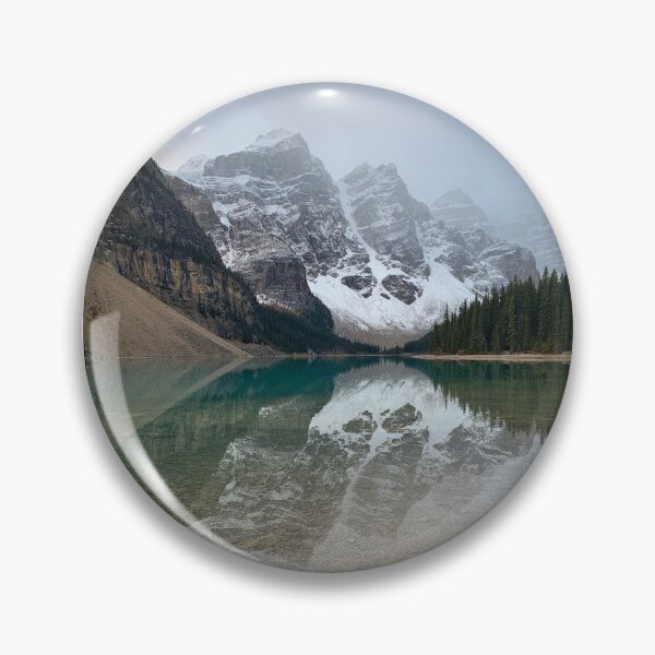 Item preview, Foggy Moraine Lake, Banff National Park designed and sold by ExploreOutdoors.