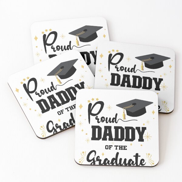 Item preview, Proud Daddy Of Graduate | Bold Black Text Family Graduation designed and sold by Estrytee.