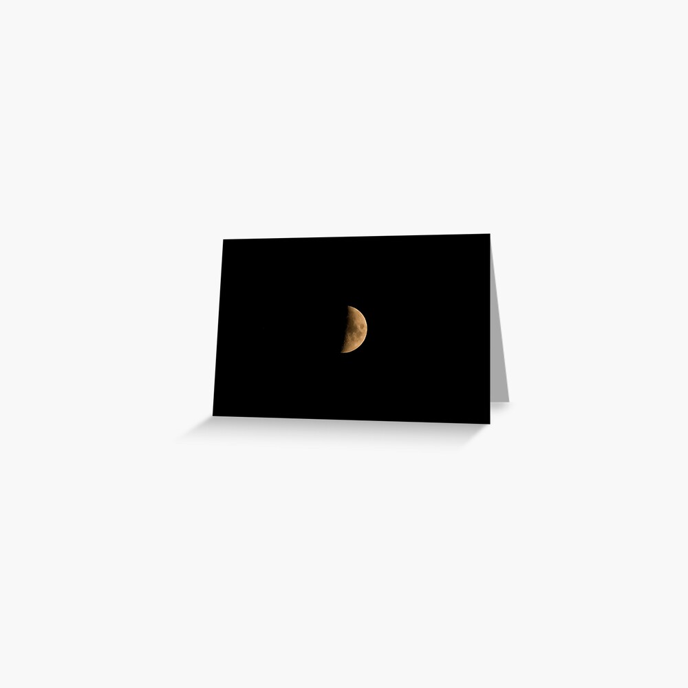 Moon over Bolzano/Bozen, Italy Greeting Card