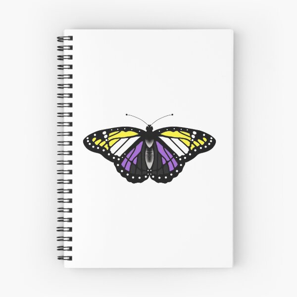 Item preview, Nonbinary Pride Butterfly designed and sold by NewtandThistle.