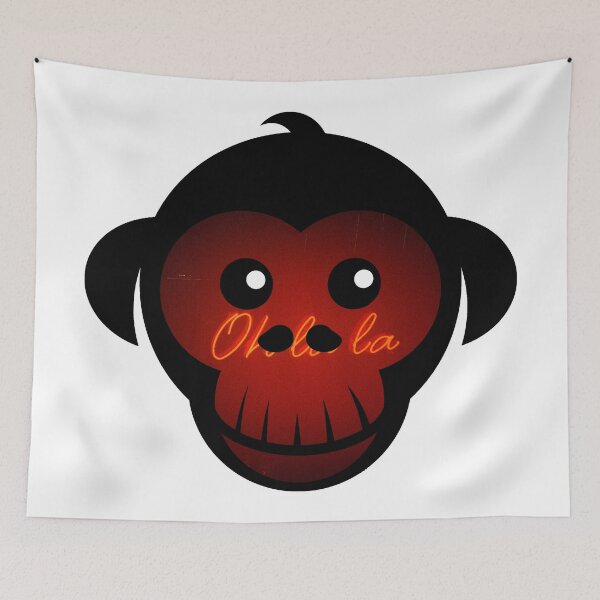 Item preview, Neon Sign Monkey Face designed and sold by BuzzySpaceBee.
