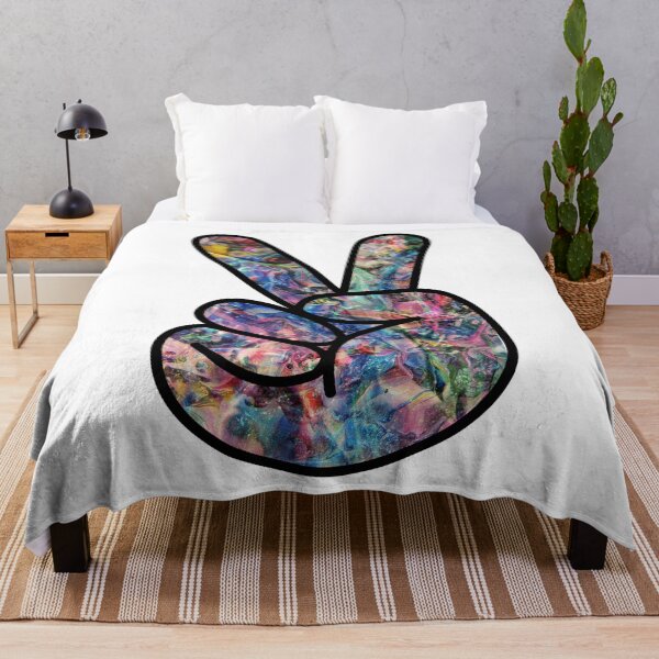 Item preview, Galaxy Swirl Peace Sign Hand designed and sold by BuzzySpaceBee.
