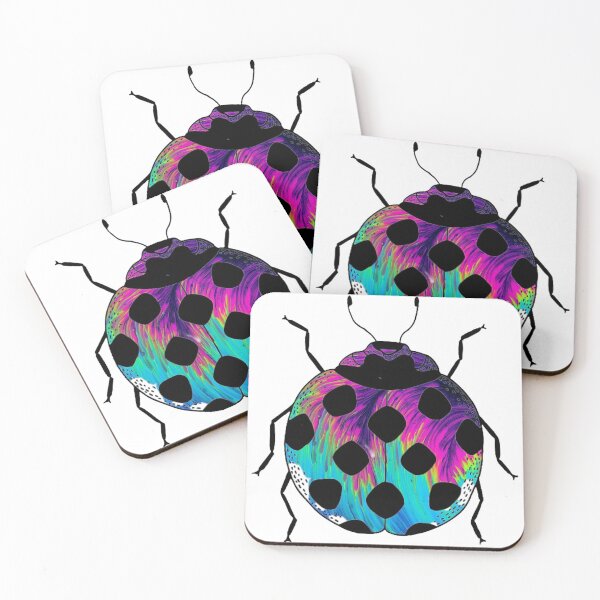 Item preview, Tie Dye Ladybug designed and sold by BuzzySpaceBee.