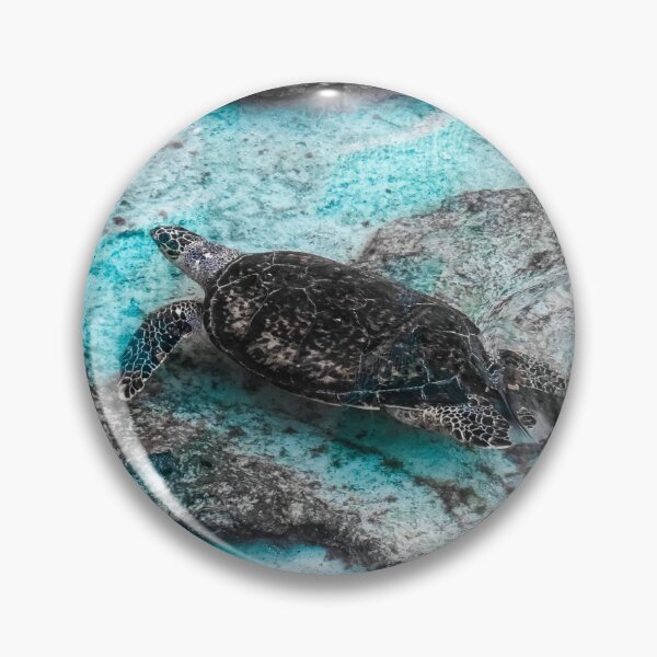 Item preview, Sea turtle in blue water designed and sold by TheEmilySuzanne.