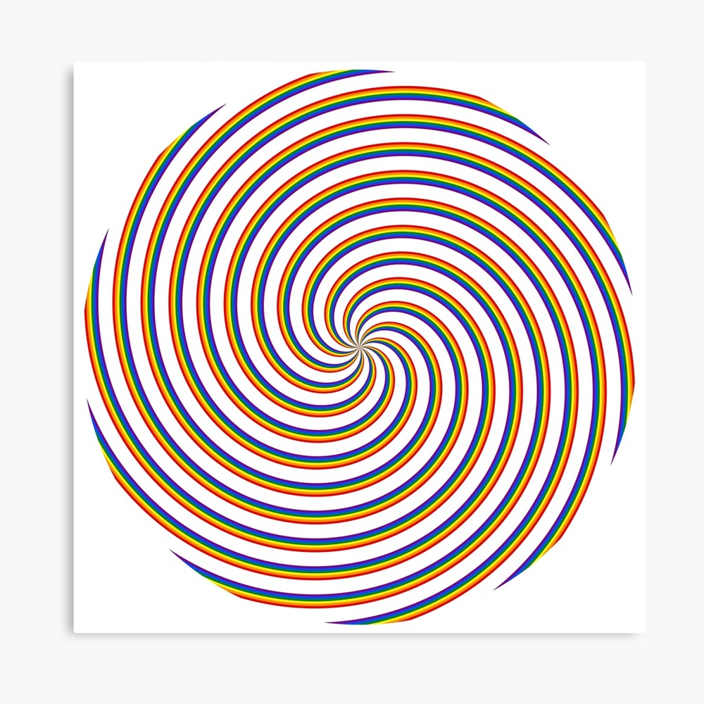 Rainbow Hypnospiral, Hypnodisc, Hypnosis, Spiral,