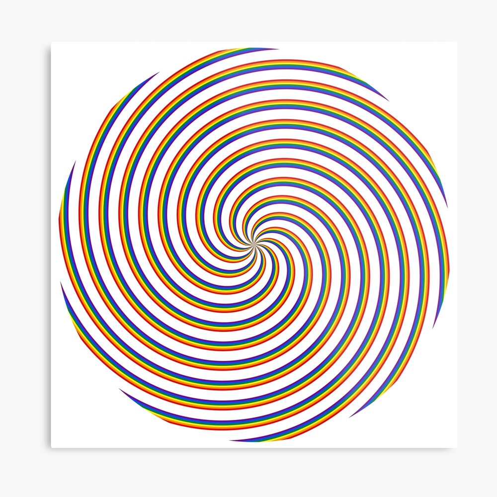 Rainbow Hypnospiral, Hypnodisc, Hypnosis, Spiral,