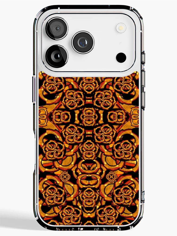 Thumbnail 1 of 5, iPhone Case, Futuristic Arabesque Pattern designed and sold by DFLC Prints.