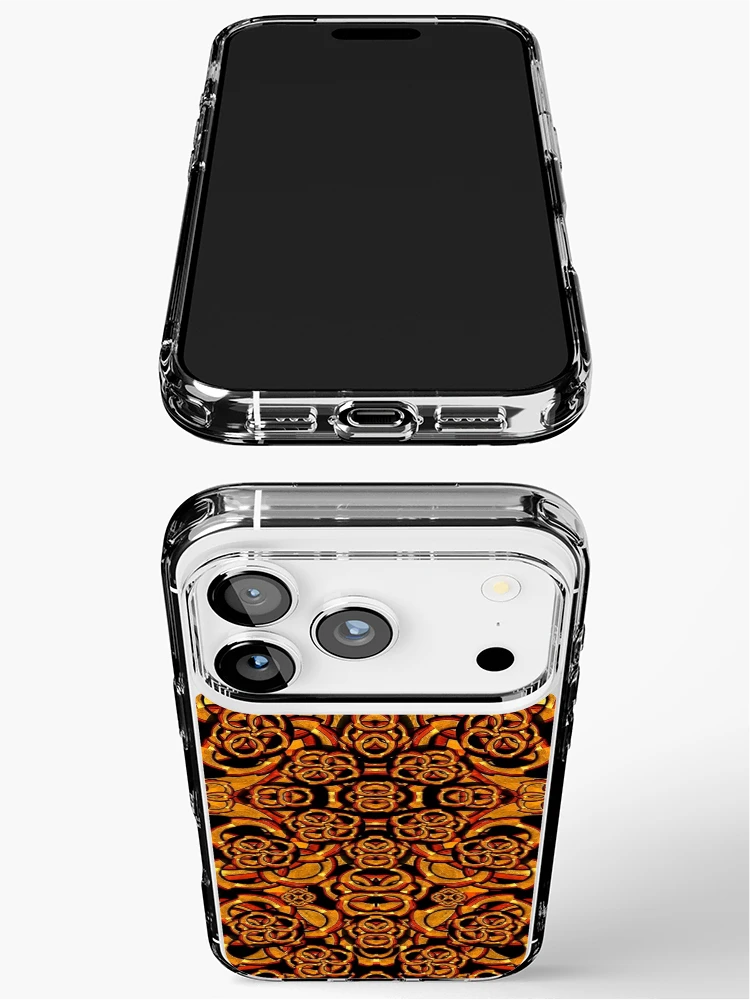 Thumbnail 3 of 5, iPhone Case, Futuristic Arabesque Pattern designed and sold by DFLC Prints.