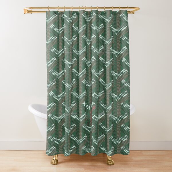 green natural Shower Curtain