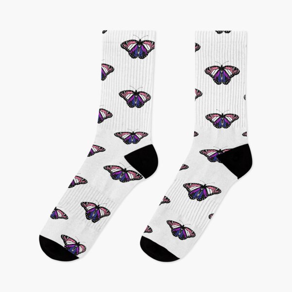 Item preview, Genderfluid Pride Butterfly designed and sold by NewtandThistle.