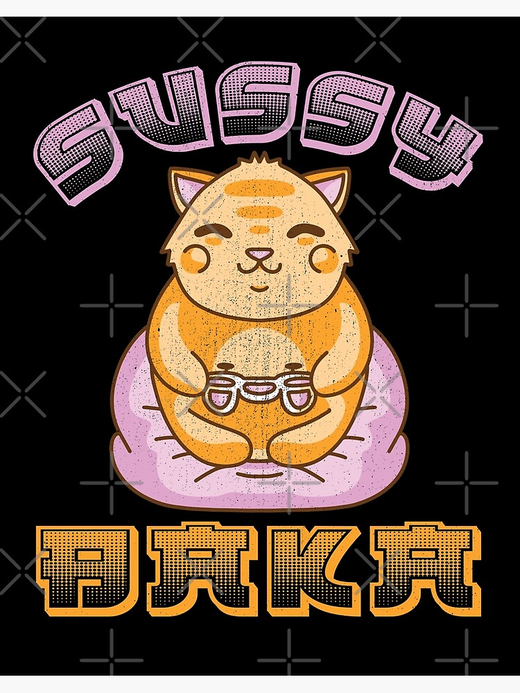 Sussy Baka Anime Funny Ca Video Game Kawaii Japanese Notebook