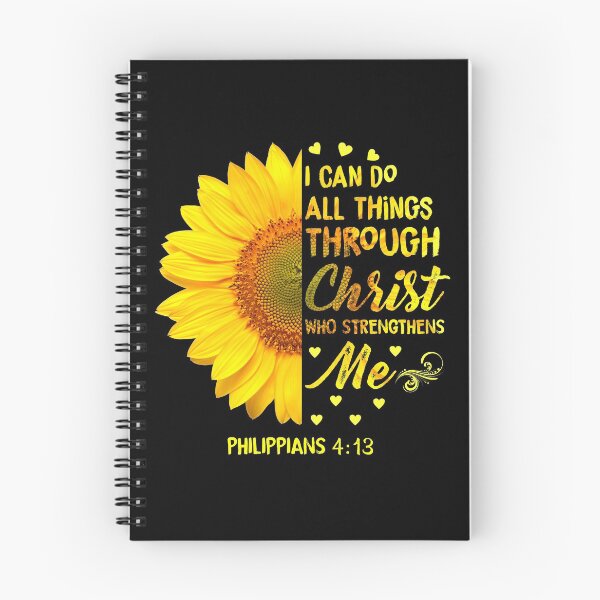 Item preview, I Can Do All Things Sunflower designed and sold by russellsteve.