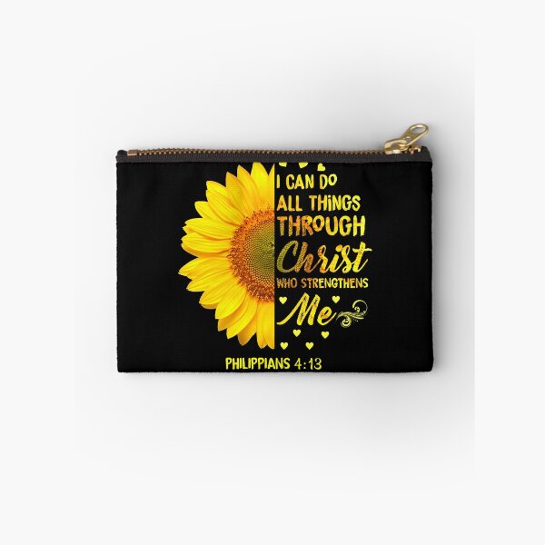 Item preview, I Can Do All Things Sunflower designed and sold by russellsteve.