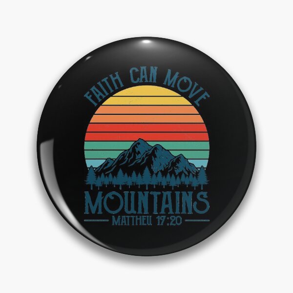 Item preview, Vintage Retro Faith Can Move Mountains Christian designed and sold by russellsteve.