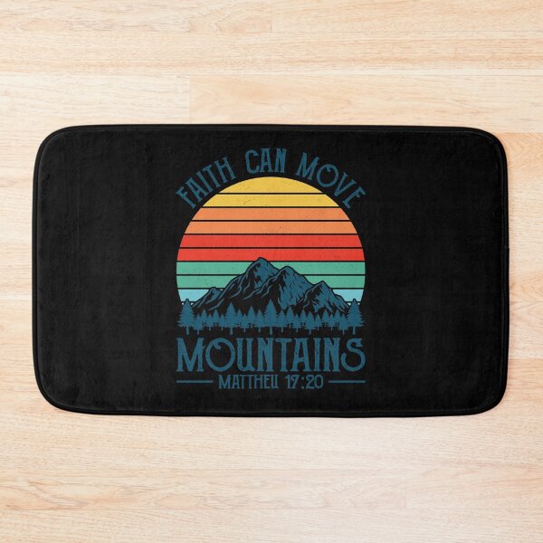 Item preview, Vintage Retro Faith Can Move Mountains Christian designed and sold by russellsteve.
