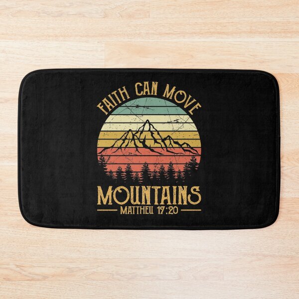 Item preview, Vintage Retro Faith Can Move Mountains Christian designed and sold by russellsteve.