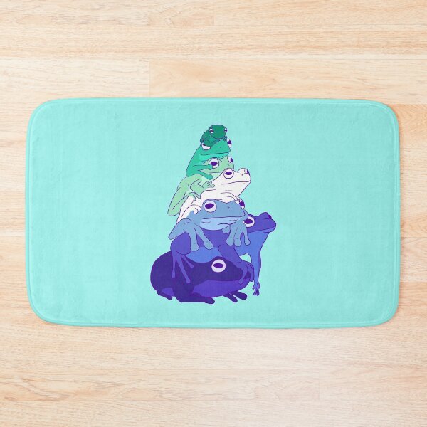 Item preview, Gay Pride Frog Stack (green and blue) designed and sold by Josie Richey.