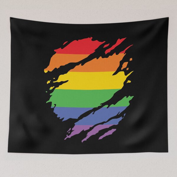 Item preview, Gay Pride Rainbow Reveal LGBTQ designed and sold by AdventureTee.