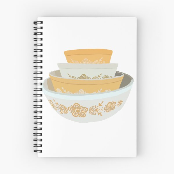 Item preview, Floral Pyrex Bowl Set designed and sold by catsdesignz.
