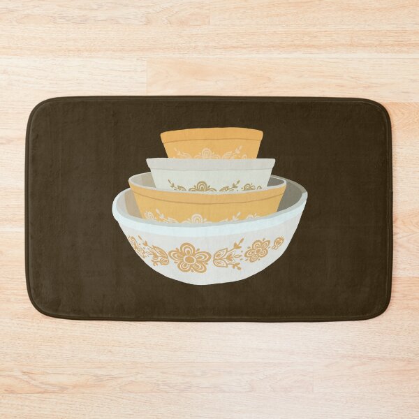 Item preview, Floral Pyrex Bowl Set designed and sold by catsdesignz.