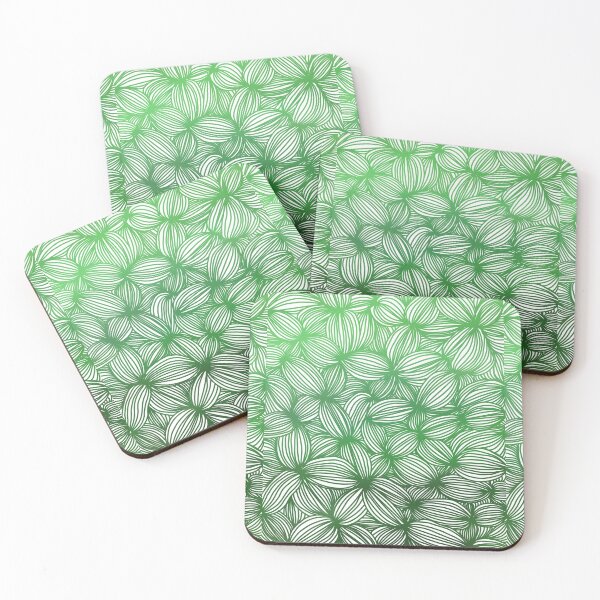 Item preview, Green abstract doodle  designed and sold by sugabubble.