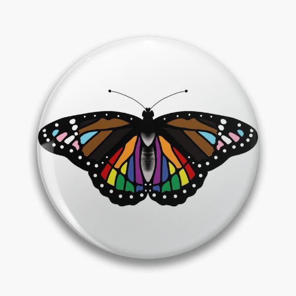 Item preview, Progress Pride Butterfly  designed and sold by NewtandThistle.