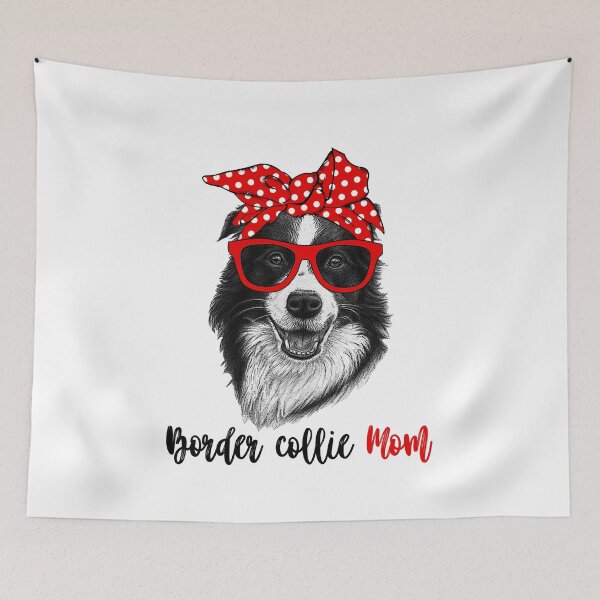 Item preview, Border collie mom - lindo perro con pañuelo increíble regalo para hombres y mujeres designed and sold by Titmit.