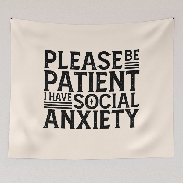 Item preview, please be patient i have social anxiety designed and sold by LAST WEEK'S STOLEN AESTHETICS.