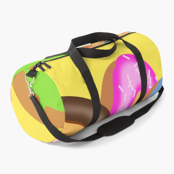 Item preview, Donuts Complete Me Design - Assortment of Donuts on a Yellow BG designed and sold by ThisNThatImages.