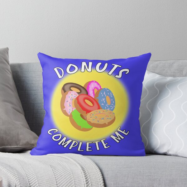 Item preview, Donuts Complete Me Design - Assortment of Donuts on a Yellow BG designed and sold by ThisNThatImages.