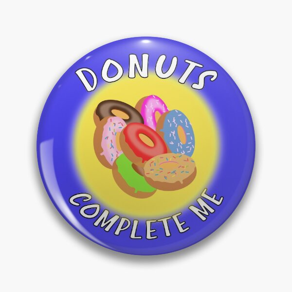 Item preview, Donuts Complete Me Design - Assortment of Donuts on a Yellow BG designed and sold by ThisNThatImages.