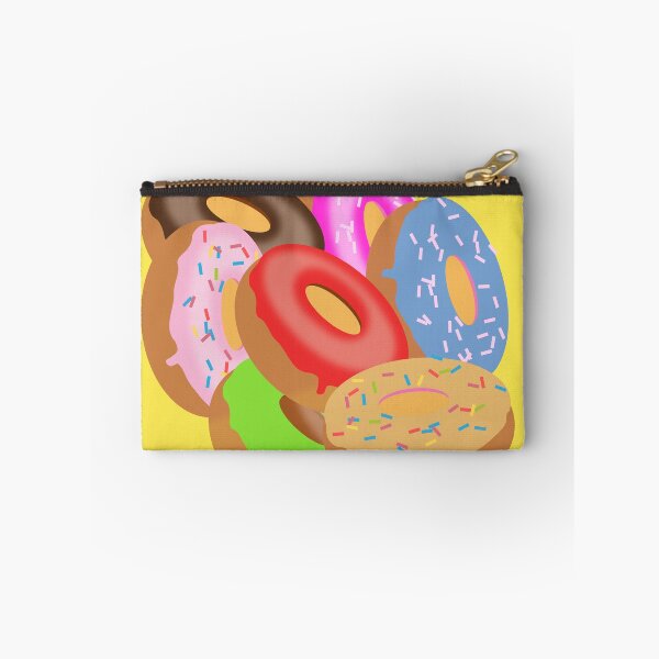 Item preview, Donuts Complete Me Design - Assortment of Donuts on a Yellow BG designed and sold by ThisNThatImages.