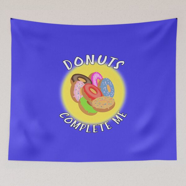Item preview, Donuts Complete Me Design - Assortment of Donuts on a Yellow BG designed and sold by ThisNThatImages.