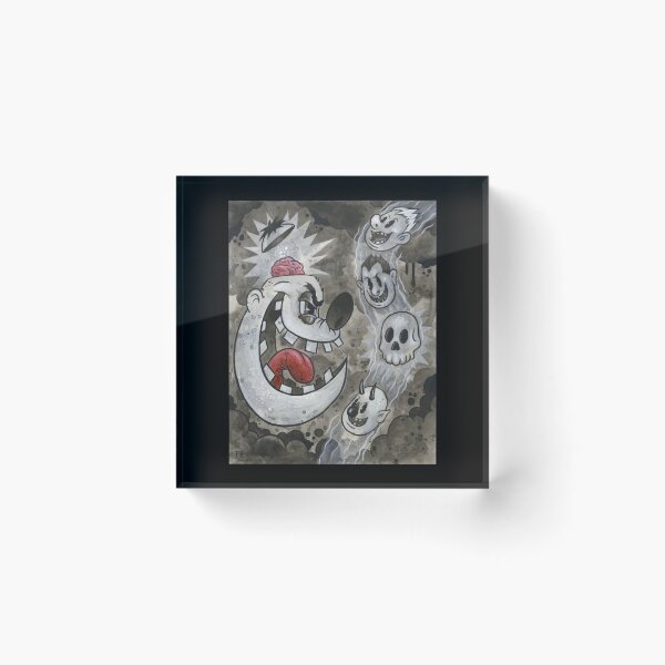 Item preview, CRAZY FACE Y EL BRAIN POPPER clásico juego de cuphead designed and sold by PamelaRoberta4.