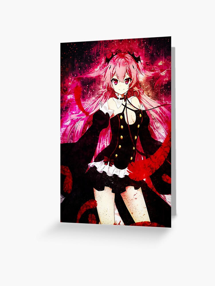 Krul Tepes Seraph of the end Anime Girl Fanart | Greeting Card