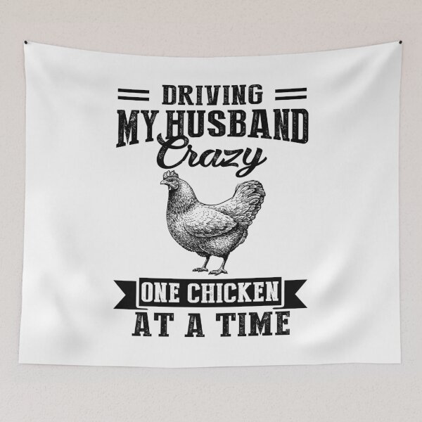 Item preview, Driving my husband crazy one chicken at a time designed and sold by Titmit.